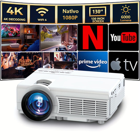 Vidéoprojecteur WiFi Full HD 1080P 2025