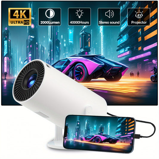 Vidéoprojecteur Mini HD 1080P Correction Trapézoïdale