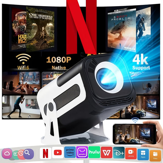 Vidéoprojecteur Mini 4K WiFi 6 Bluetooth - Android 11
